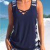 Conservative Split Swimsuit
