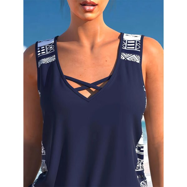 Conservative Split Swimsuit - Image 2