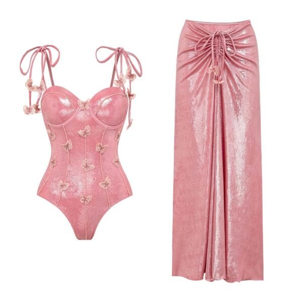 Bikini Kisses One-piece Swimsuit Two-piece Set - Image 12