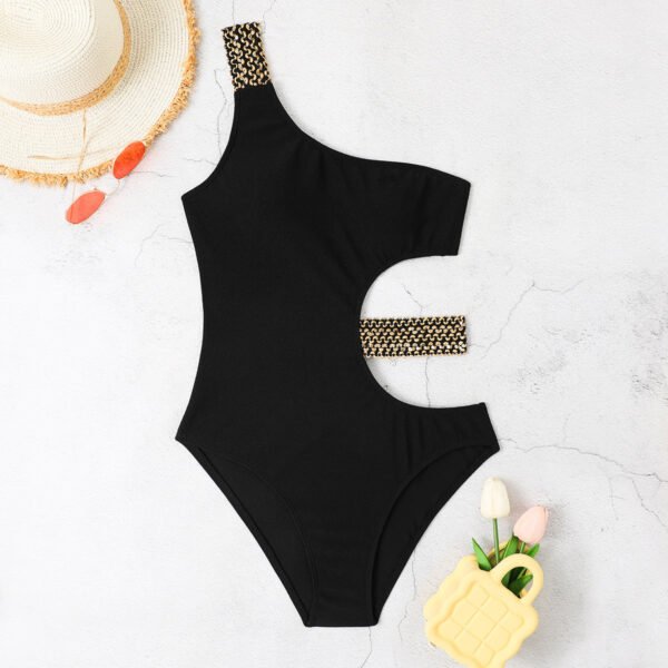 Cartier Black Backless  One-piece Swimsuit - Image 6