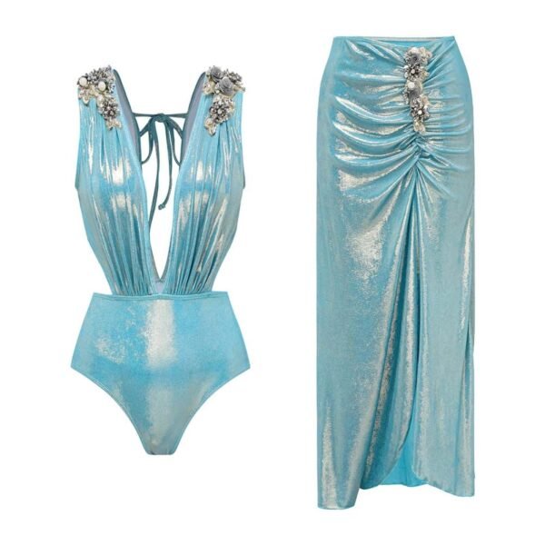 Bikini Kisses One-piece Swimsuit Two-piece Set - Image 6