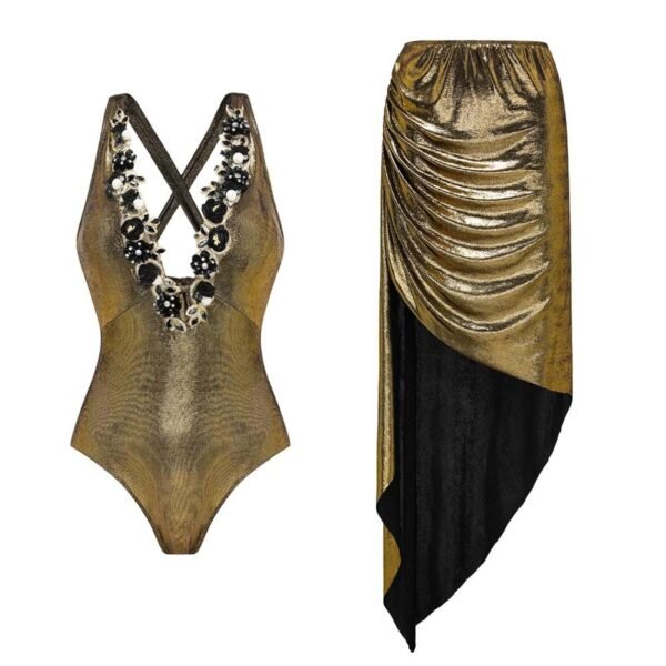 Bikini Kisses One-piece Swimsuit Two-piece Set - Image 9