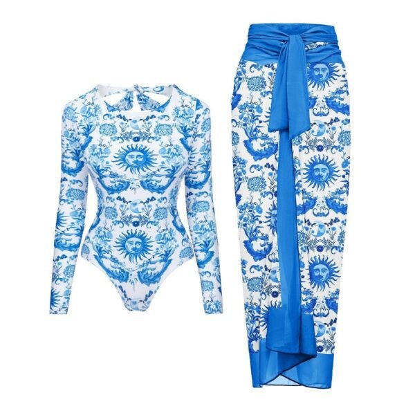 Blue Sun One-piece Swimsuit - Image 7