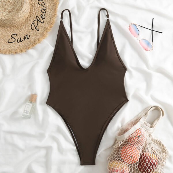Suspenders One-piece Swimsuit - Image 3